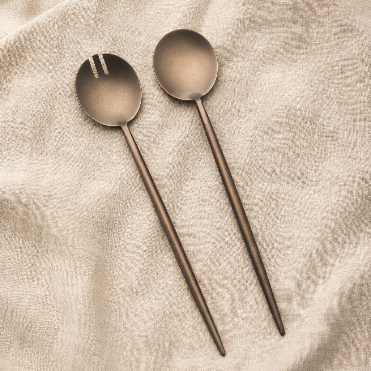 NEW Otto Salad Servers Antique Bronze  - Pre order for November