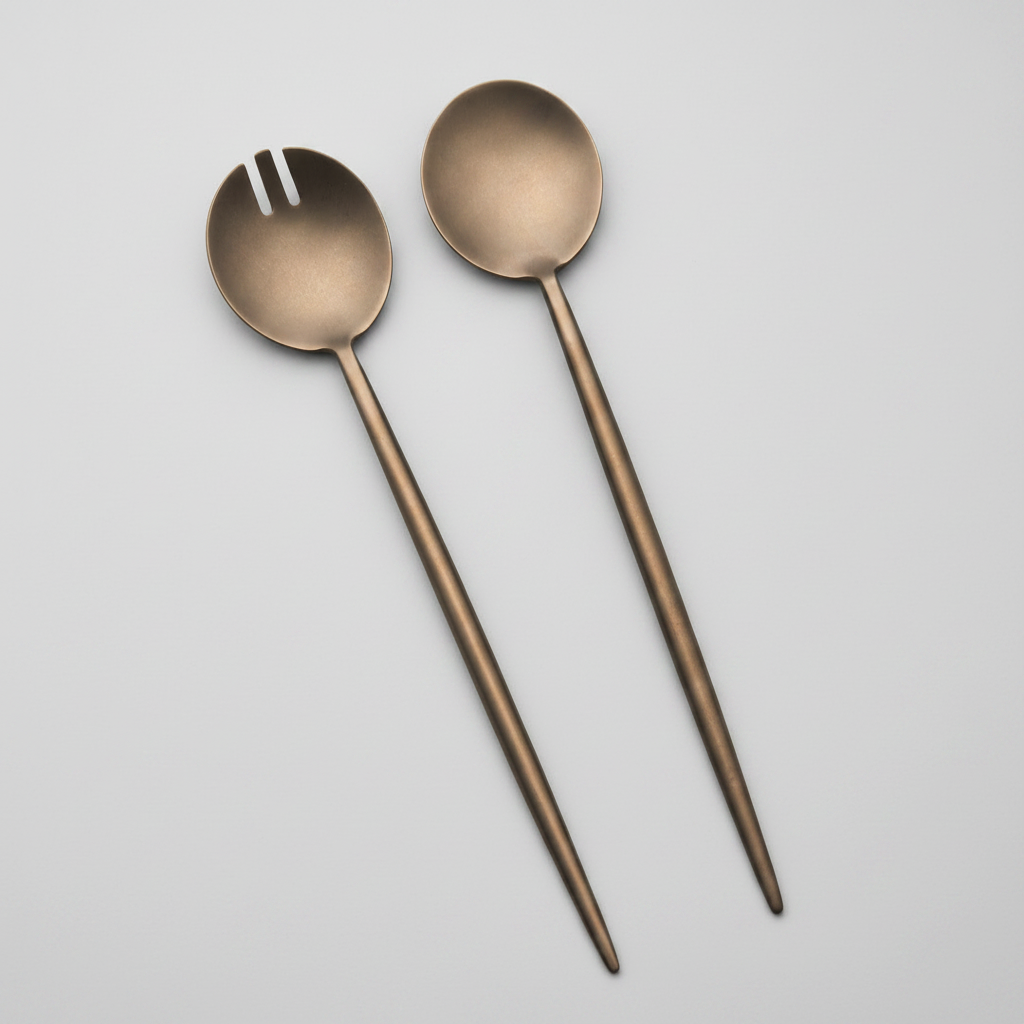NEW Otto Salad Servers Antique Bronze  - Pre order for November