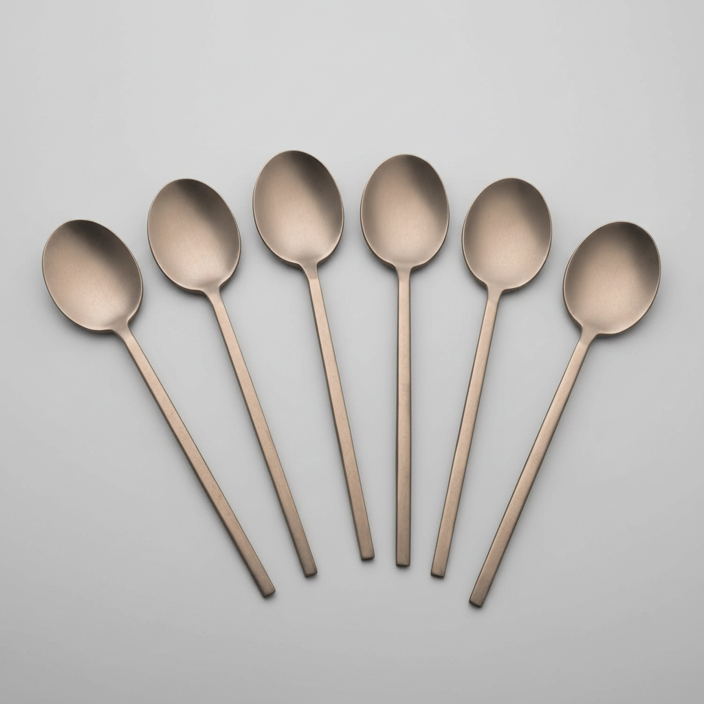NEW Otto Dessert Spoon Set of 6 Antique Bronze - Pre order for November