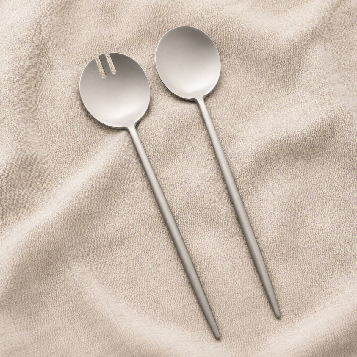 NEW Otto Salad Servers Brushed S/S  - Pre order for November