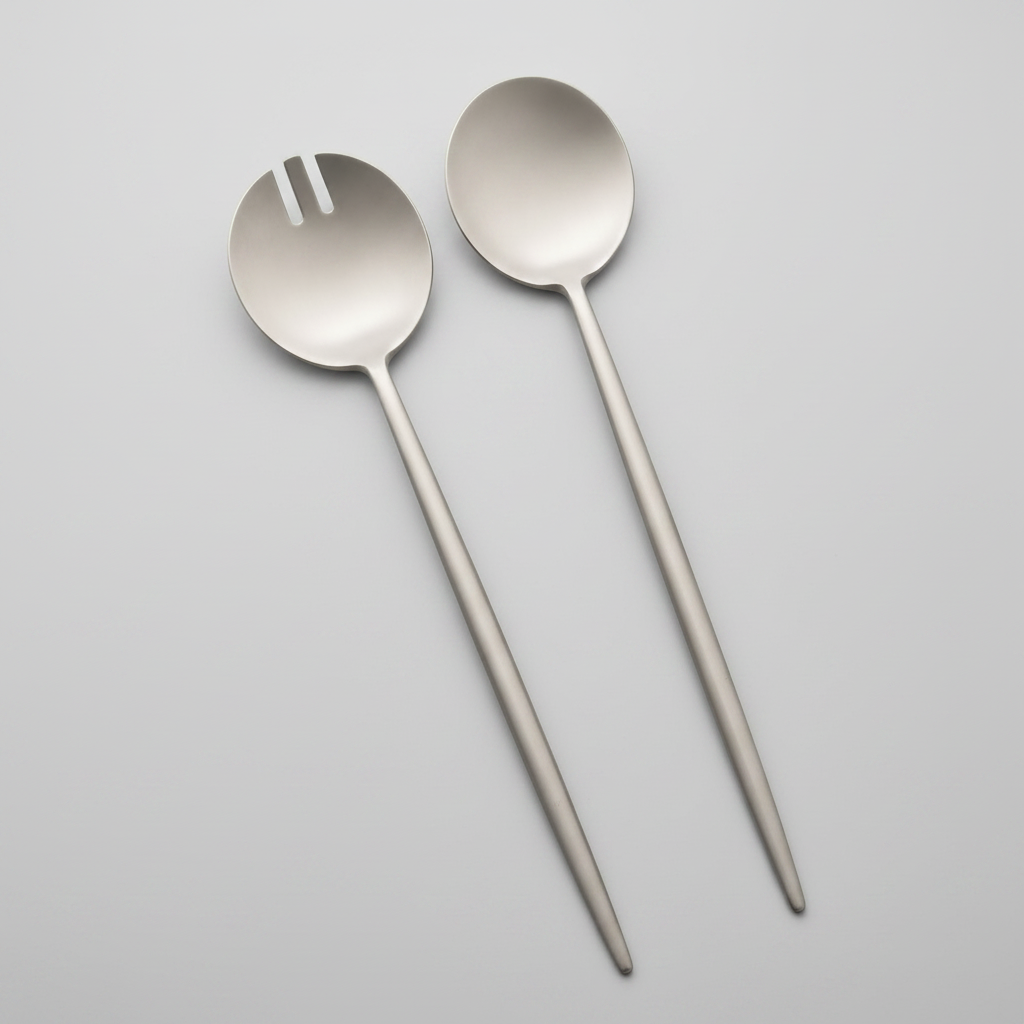 NEW Otto Salad Servers Brushed S/S  - Pre order for November