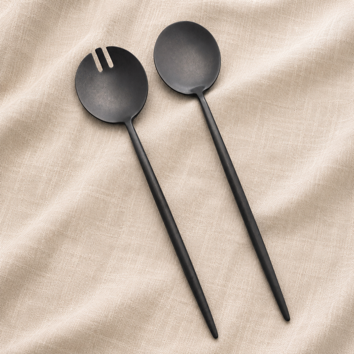 NEW Otto Salad Servers Vintage Black  - Pre order for November