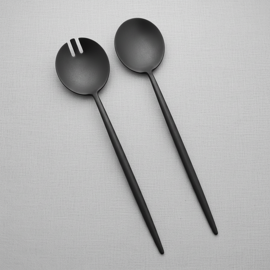 NEW Otto Salad Servers Vintage Black  - Pre order for November