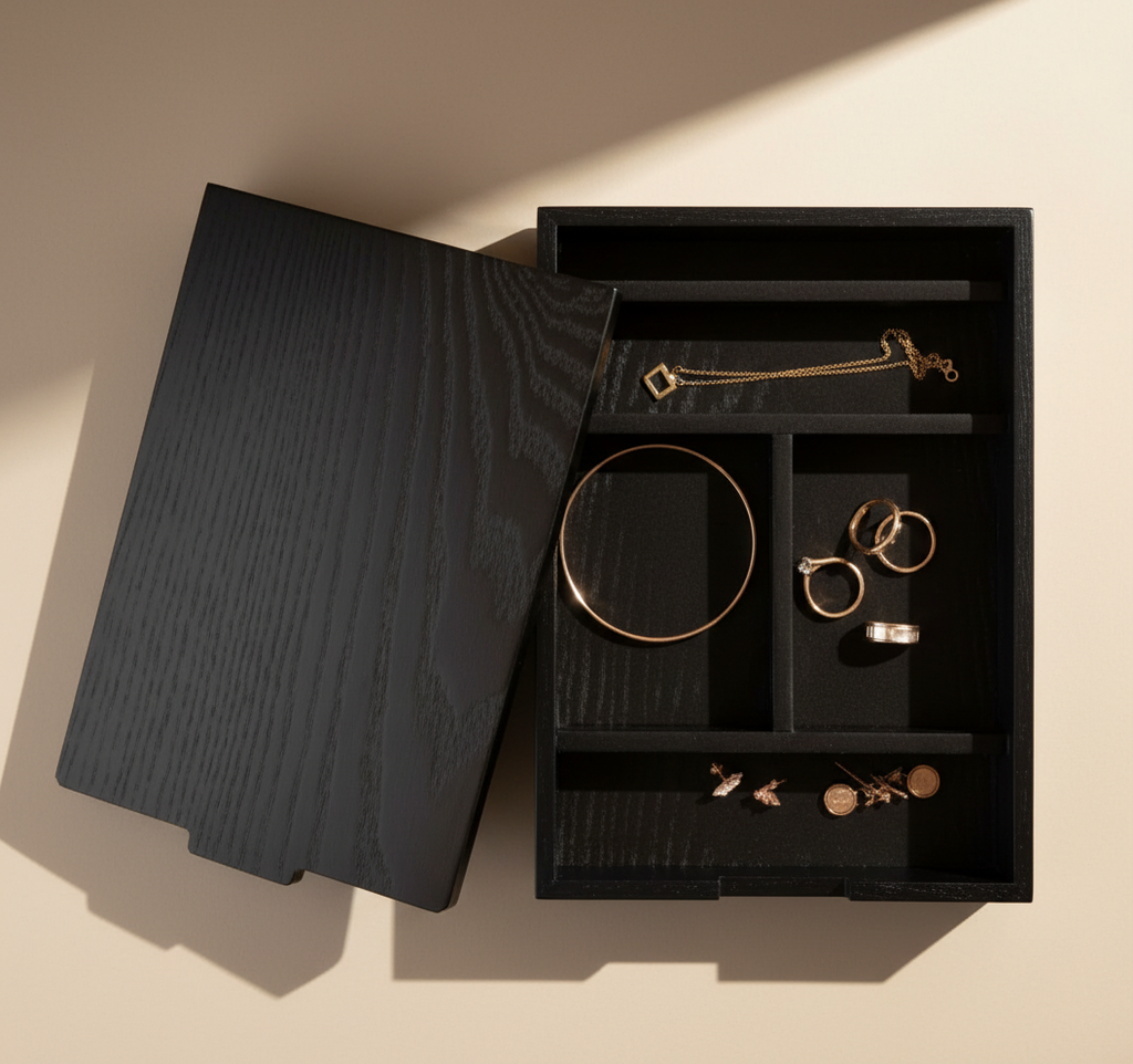 Nel Lusso Tokyo Black Jewellery Box